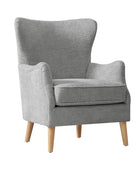 Dorothy Upholstered Armchair with Rubber Wood & Durable Legs