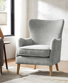 Dorothy Upholstered Armchair with Rubber Wood & Durable Legs