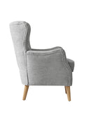 Dorothy Upholstered Armchair with Rubber Wood & Durable Legs
