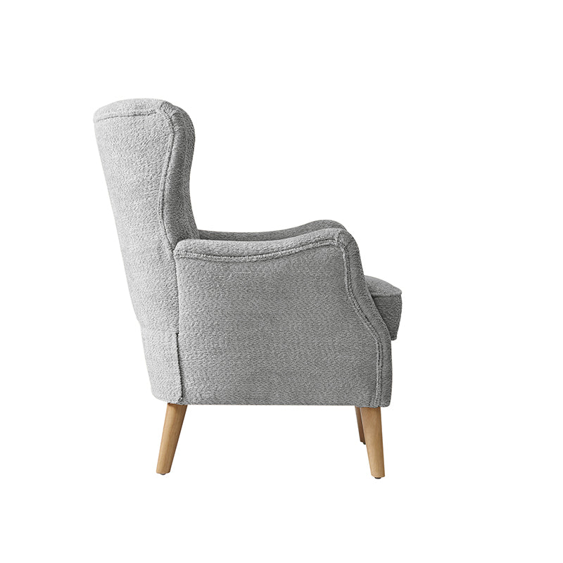 Dorothy Upholstered Armchair with Rubber Wood & Durable Legs