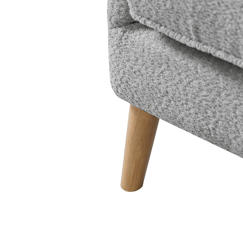 Dorothy Upholstered Armchair with Rubber Wood & Durable Legs