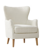 Dorothy Upholstered Armchair with Rubber Wood & Durable Legs