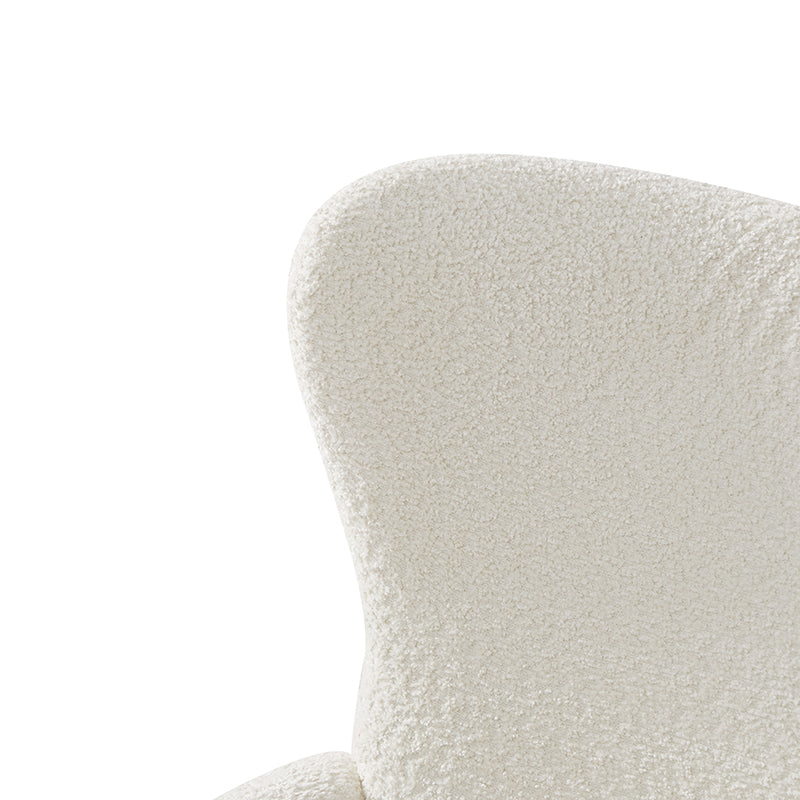 Dorothy Upholstered Armchair with Rubber Wood & Durable Legs