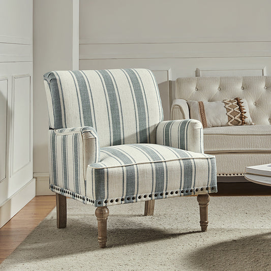 Lecce Farmhouse Armchair with Elegantly Legs