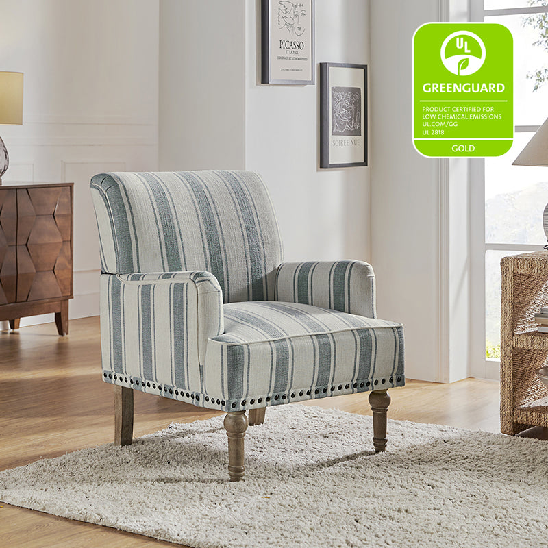 Lecce Farmhouse Armchair with Elegantly Legs