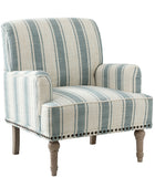 Lecce Farmhouse Armchair with Elegantly Legs