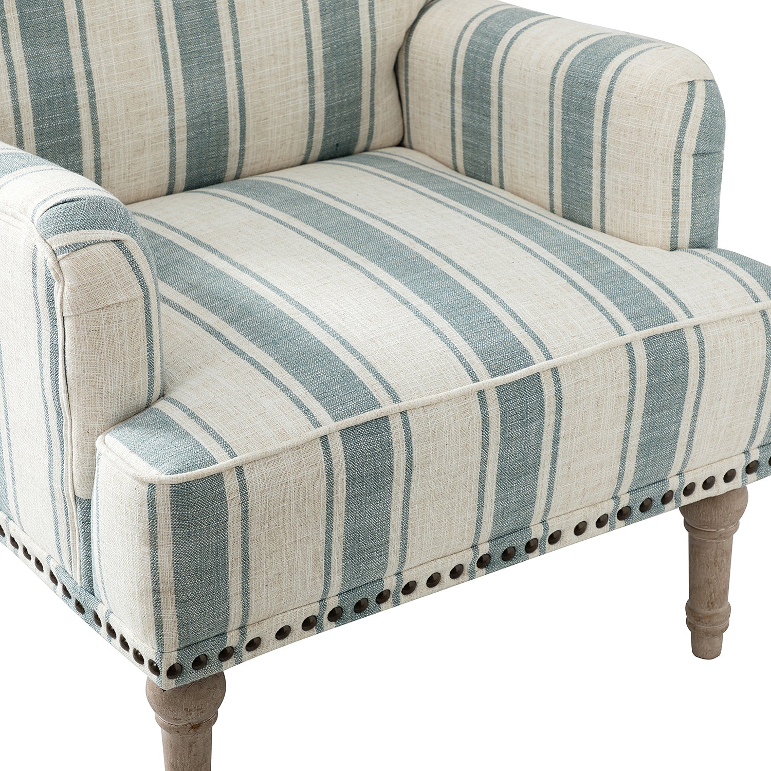 Lecce Farmhouse Armchair with Elegantly Legs