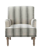 Lecce Farmhouse Armchair with Elegantly Legs