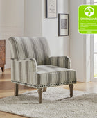 Lecce Farmhouse Armchair with Elegantly Legs