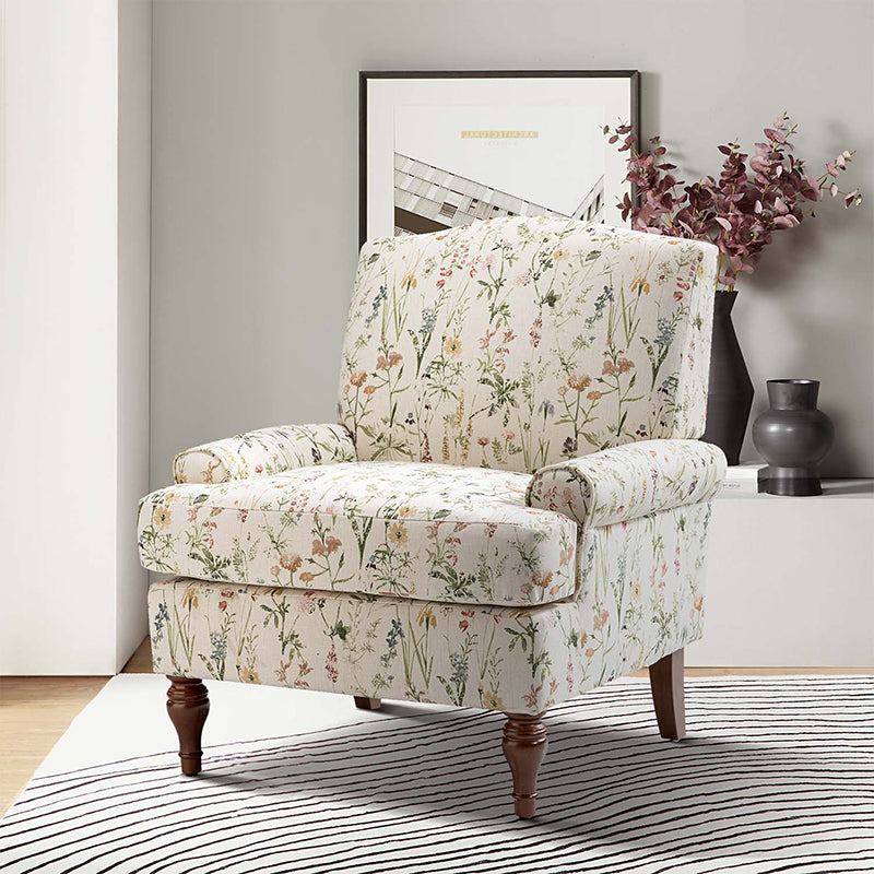 Dominik Patterned Upholstered Armchair