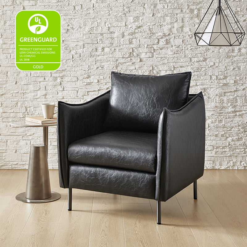 Felix Faux Leather Armchair