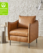 Felix Faux Leather Armchair