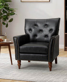 Tufted Classic Armchair with Nailhead Trim