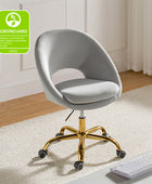 Ramona Velvet Upholstered Office Chair