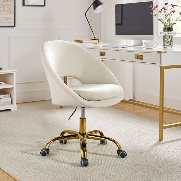 Ramona Velvet Upholstered Office Chair