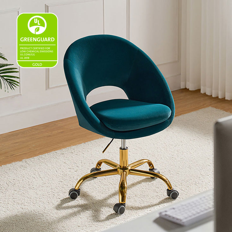 Ramona Velvet Upholstered Office Chair