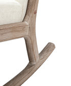 Ceferino Mid-Century Rocking Chair with Lumbar Pillow