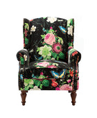 Felix Wingback Armchair with Sturdy Spindle Legs