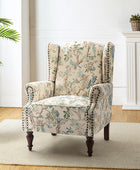 Felix Wingback Armchair with Sturdy Spindle Legs