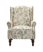 Felix Wingback Armchair with Sturdy Spindle Legs