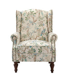 Felix Wingback Armchair with Sturdy Spindle Legs