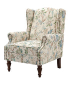 Felix Wingback Armchair with Sturdy Spindle Legs