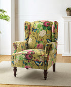 Felix Wingback Armchair with Sturdy Spindle Legs