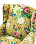 Felix Wingback Armchair with Sturdy Spindle Legs