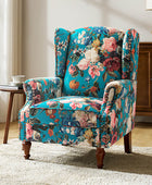 Wingback Armchair with Sturdy Spindle Legs