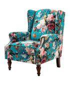 Felix Wingback Armchair with Sturdy Spindle Legs