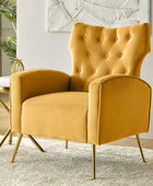 Amira Tufted Velvet Armchair