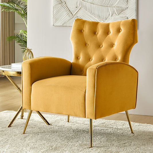 Amira Tufted Velvet Armchair