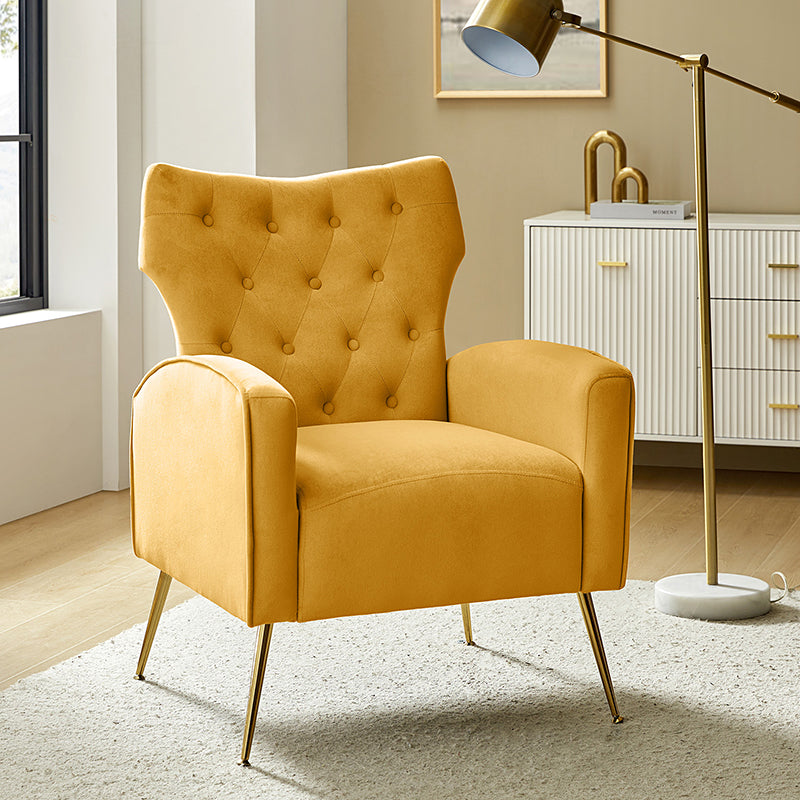 Amira Tufted Velvet Armchair