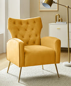 Amira Tufted Velvet Armchair