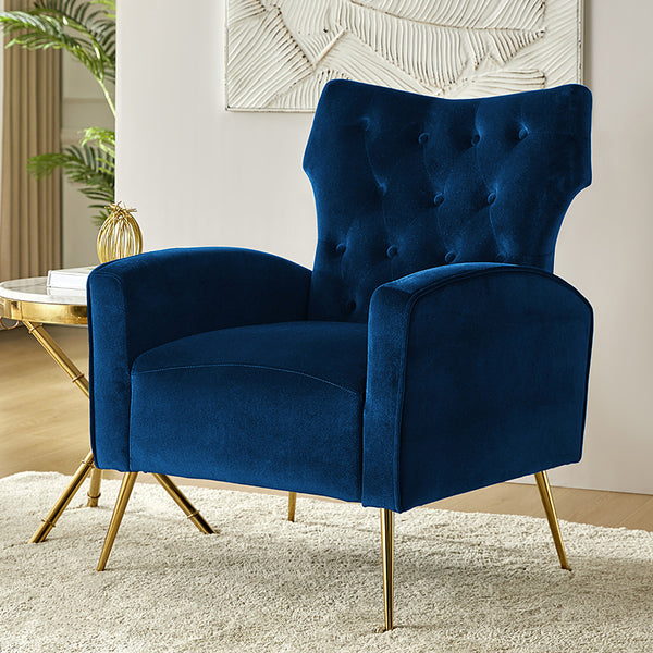 Amira Tufted Velvet Armchair