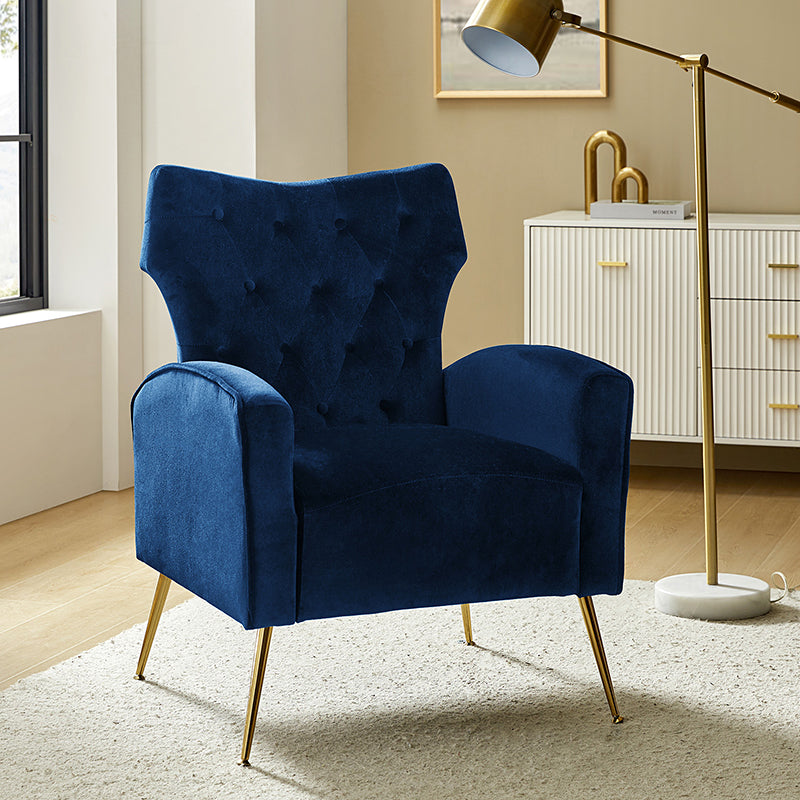 Amira Tufted Velvet Armchair