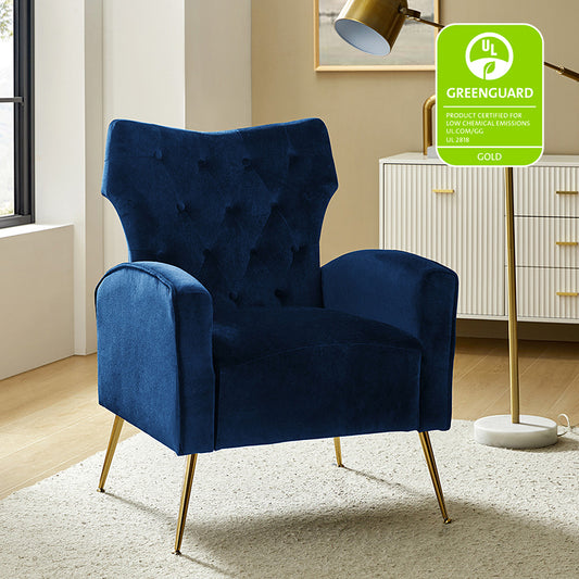 Amira Tufted Velvet Armchair