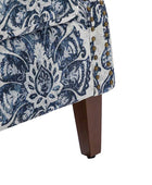 Matteo Floral Upholstered Accent Armchair with Nailhead Trim