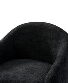 August Boucle Modern Barrel Design Armchair