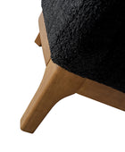 August Boucle Modern Barrel Design Armchair