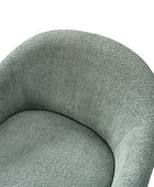 August Boucle Modern Barrel Design Armchair