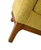 August Boucle Modern Barrel Design Armchair