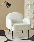 Ergonomic Curved Armrests Armchair