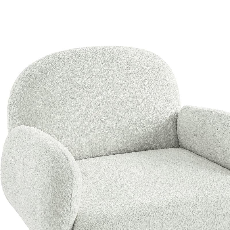 Abner Ergonomic Curved Armrests Armchair