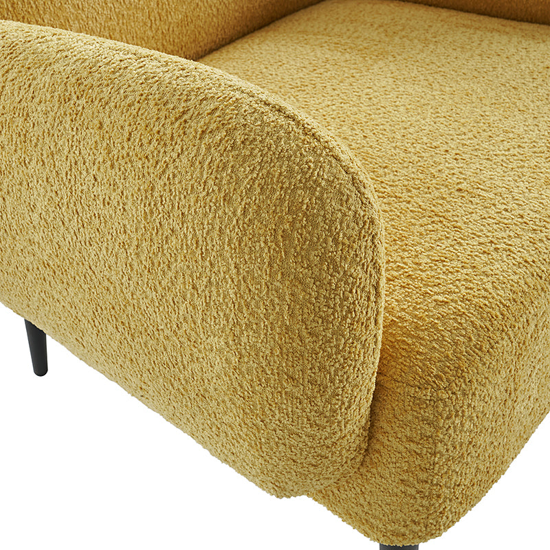 Abner Ergonomic Curved Armrests Armchair