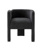 Elias Modern Dining Chair with Cushioned Seat and Segmented Back