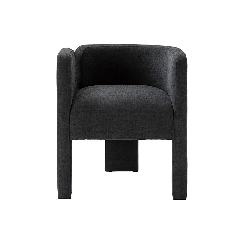 Elias Modern Dining Chair with Cushioned Seat and Segmented Back
