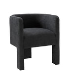 Elias Modern Dining Chair with Cushioned Seat and Segmented Back