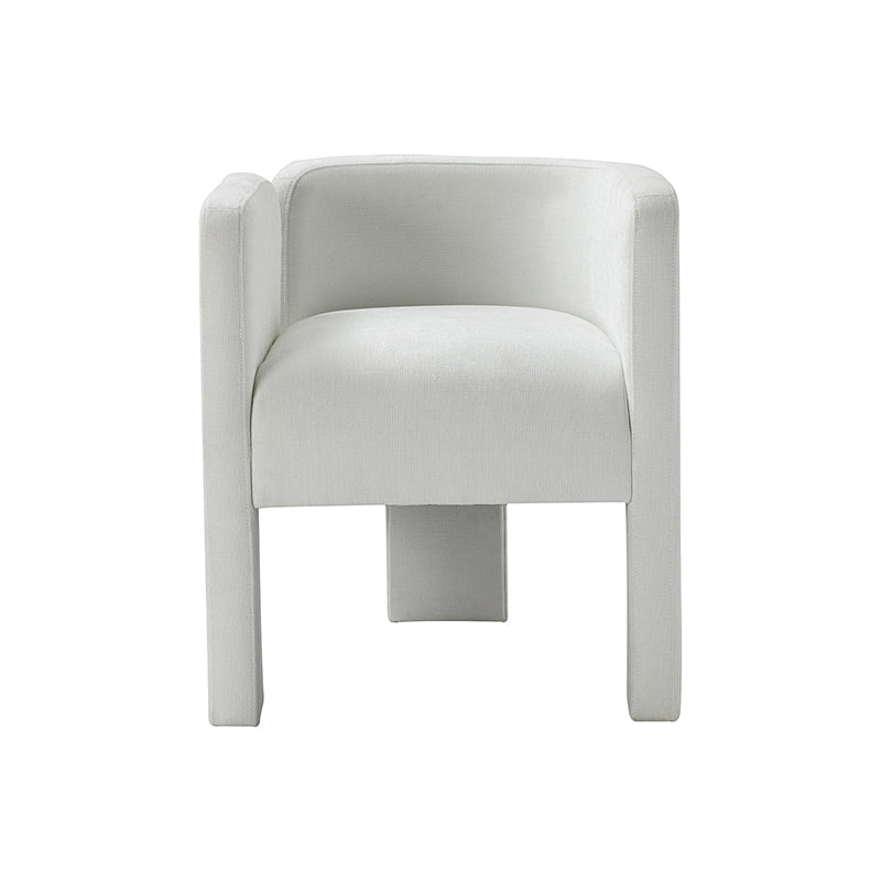 Elias Modern Dining Chair with Cushioned Seat and Segmented Back