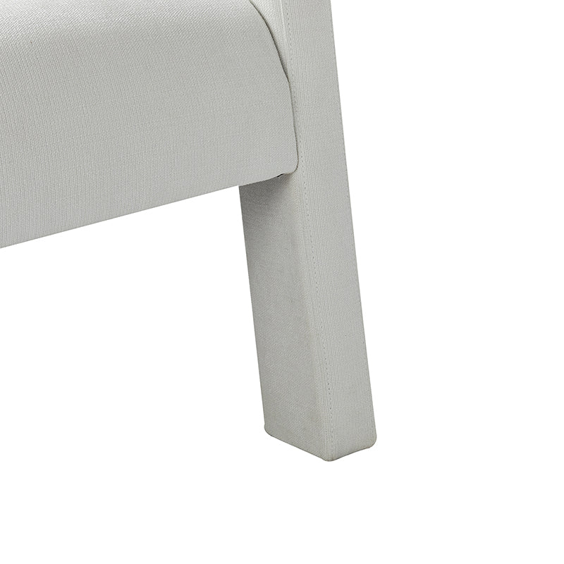 Elias Modern Dining Chair with Cushioned Seat and Segmented Back